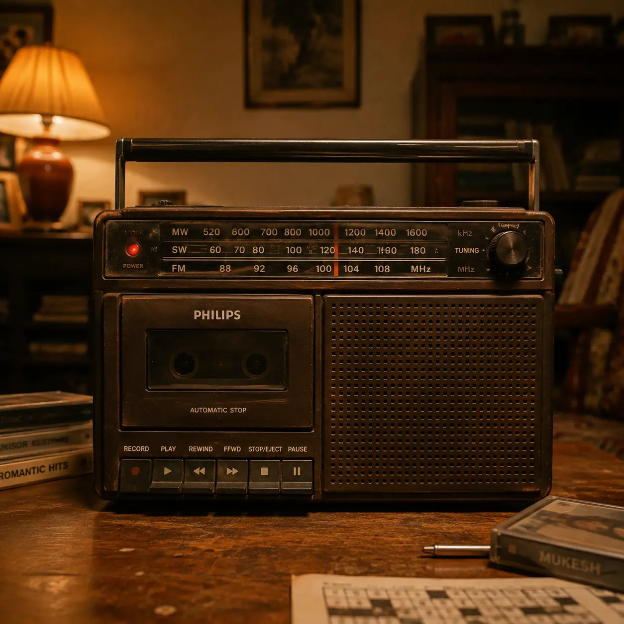 Vintage radio illustration
